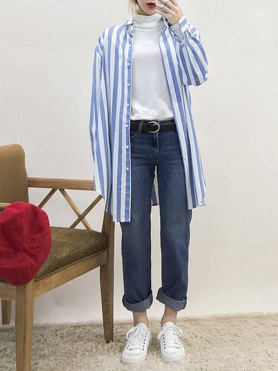 Diajakin Buka Bersama? Style Turtleneck Ini Bikin Kamu Terkesan Kalem dan Santun