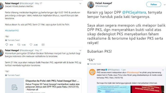 Faizal Assegaf: Fahri Stop Menipu Semua Fakta Akan Saya Adukan ke Polri,