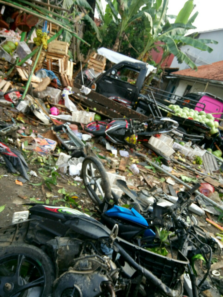 Hasil olah TKP kecelakaan truck tronton di Bumiayu