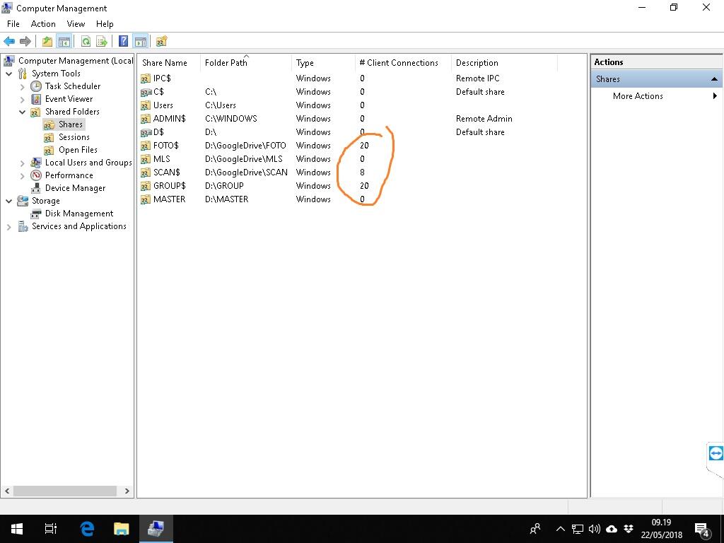 MENAMBAH LIMIT USER SHARE FOLDER