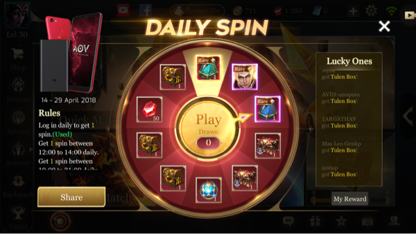 Perkembangan yang dilakukan AOV dari awal hingga sekarang!