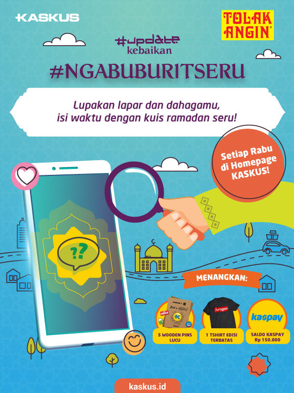 Daripada Bosan Nungguin Beduk Berbuka, Mending Ikutan Kuis #NGABUBURITSERU Aja!