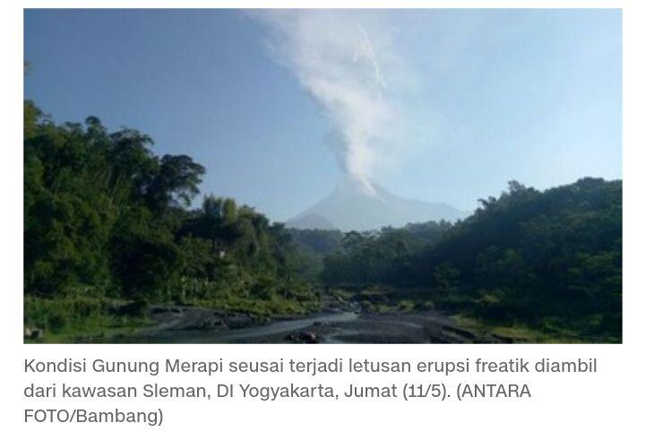 Gunung Merapi Waspada, Sultan Yogya Minta Masyarakat Tenang