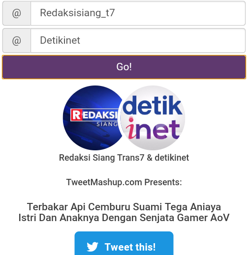 Tweetmashup.com, aplikasi twitter pengocok perut!