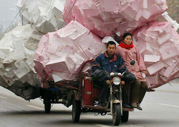 Sepeda, Becak Motor Sampai Truk 'Obesitas' di China Ini Bikin Takjub