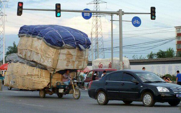 Sepeda, Becak Motor Sampai Truk 'Obesitas' di China Ini Bikin Takjub