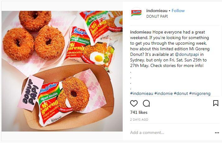 Penampakan Indomie donat goreng yang bikin tergiur