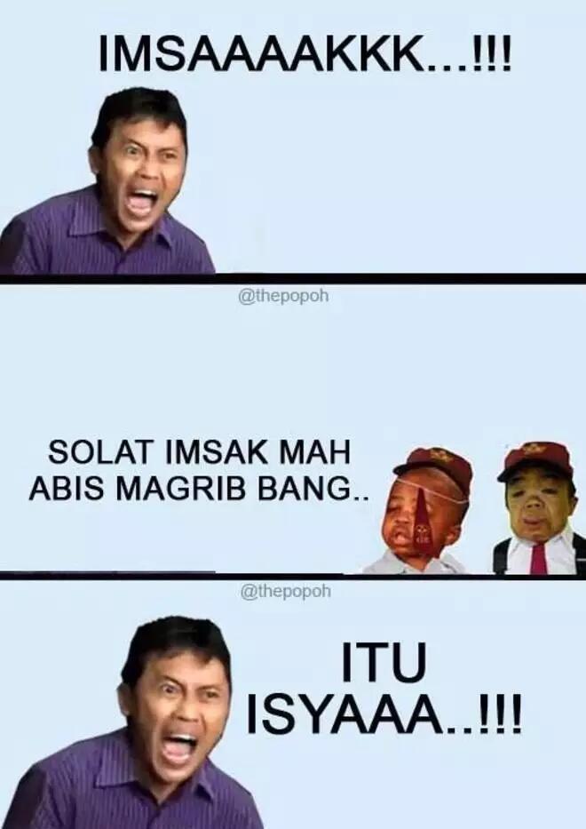 9 Meme Keburu Imsak ini Kocak Abis, Kamu Pernah Ngalamin Gak?