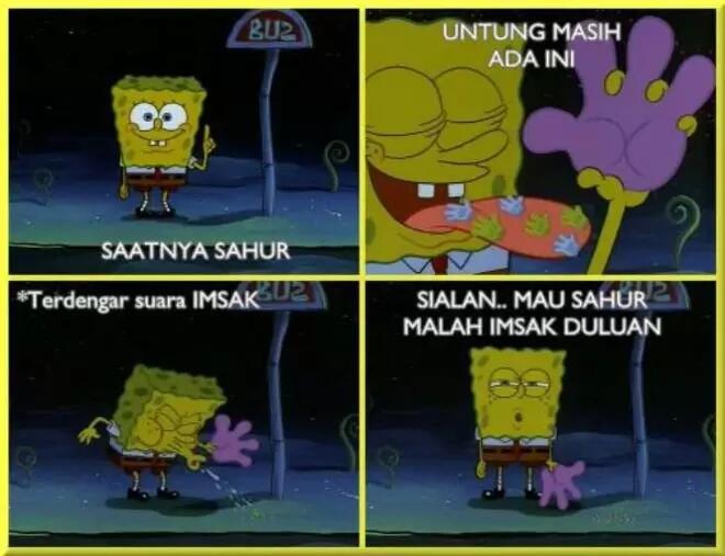 9 Meme Keburu Imsak ini Kocak Abis, Kamu Pernah Ngalamin Gak?