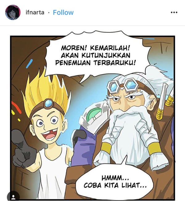 Lucu gan! Komik Strip Moba Arena Of Valor