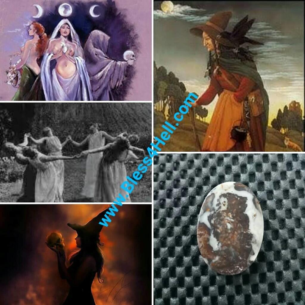 666 Satanic Necronomic Gothic Witch Amulet 777 Update!!!