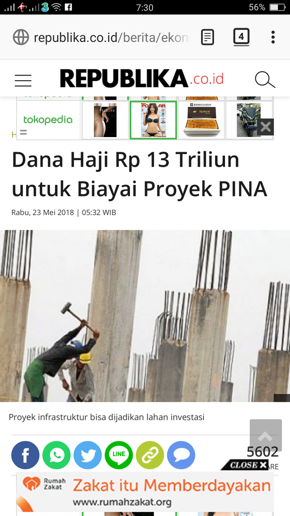 Dana Haji Rp 13 Triliun Dipakai untuk Biayai 23 Proyek