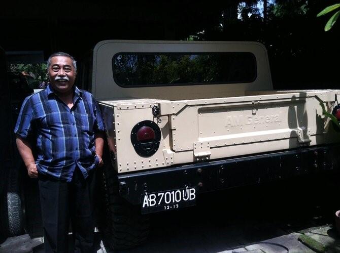 Gegerkan Warga Sleman, Pria 60 Tahun Ini Bisa Ciptakan Mobil Hummer KW Super