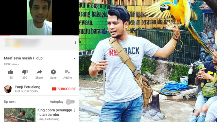 Hebohkan Warganet Gan, Panji Sang Petualang: “Maaf Saya Masih Hidup!”