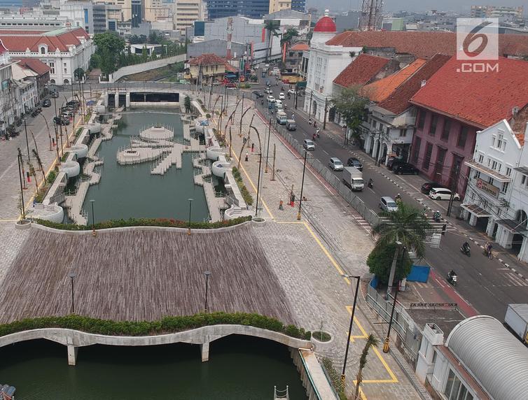 FOTO: Terinspirasi Sungai di Korsel, Begini Indahnya Kali Besar Kota Tua