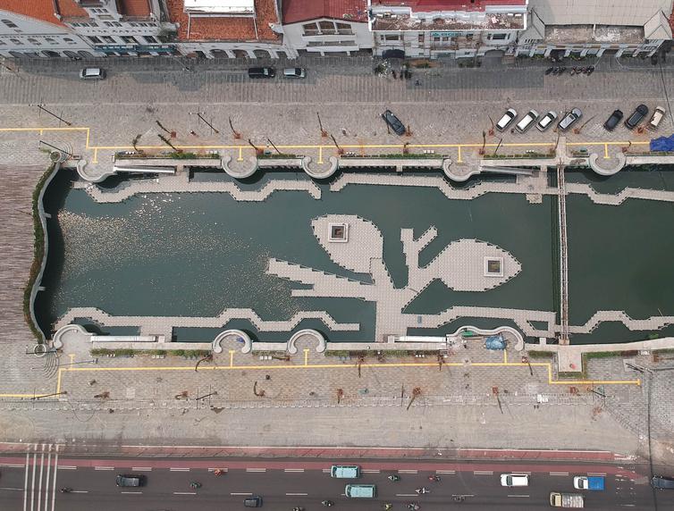FOTO: Terinspirasi Sungai di Korsel, Begini Indahnya Kali Besar Kota Tua