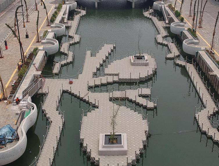 FOTO: Terinspirasi Sungai di Korsel, Begini Indahnya Kali Besar Kota Tua