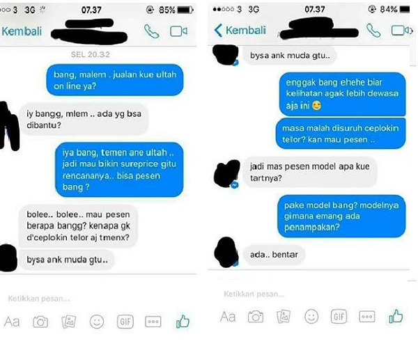 Sama-Sama Stress ! Chat Transaksi Penjual Kue Dengan Pembeli Ini Bikin Ngakakk