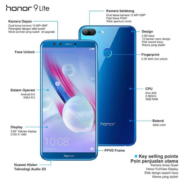 REVIEW HONOR 9 LITE - KILAUAN CERMIN BAK PERMATA
