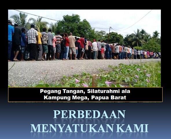 Pegang Tangan Bukan Sekedar Pegang Inilah Silaturahmi ala Kampung Mega, Papua barat