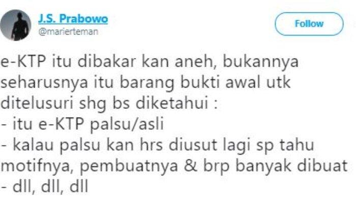 Ribuan KTP Berceceran di Bogor, Suryo Prabowo: Kok Malah Dibakar, Itu Kan Aneh!