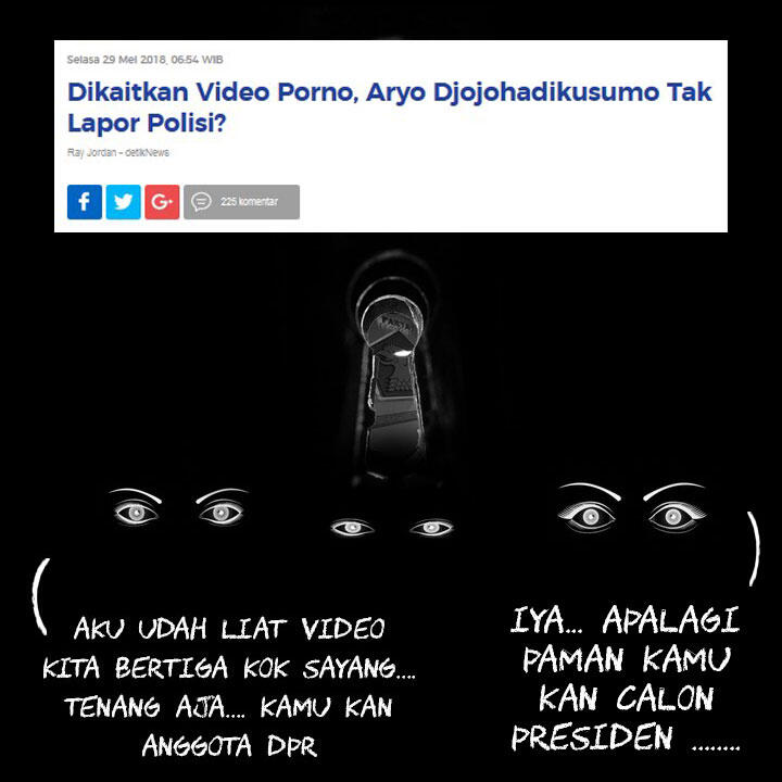 Dikaitkan Video Porno, Aryo Djojohadikusumo Tak Lapor Polisi?