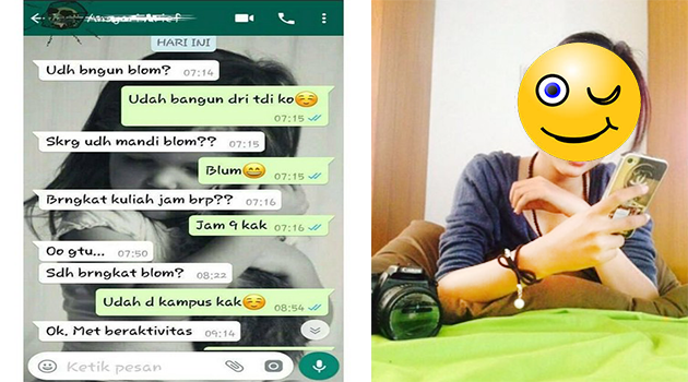 PERCAKAPAN SUAMI NAKAL MAU SELINGKUH DENGAN MAHASISWI CANTIK