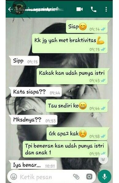 PERCAKAPAN SUAMI NAKAL MAU SELINGKUH DENGAN MAHASISWI CANTIK