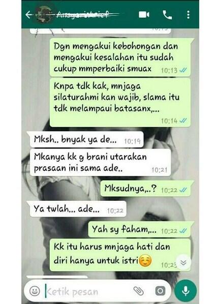 PERCAKAPAN SUAMI NAKAL MAU SELINGKUH DENGAN MAHASISWI CANTIK