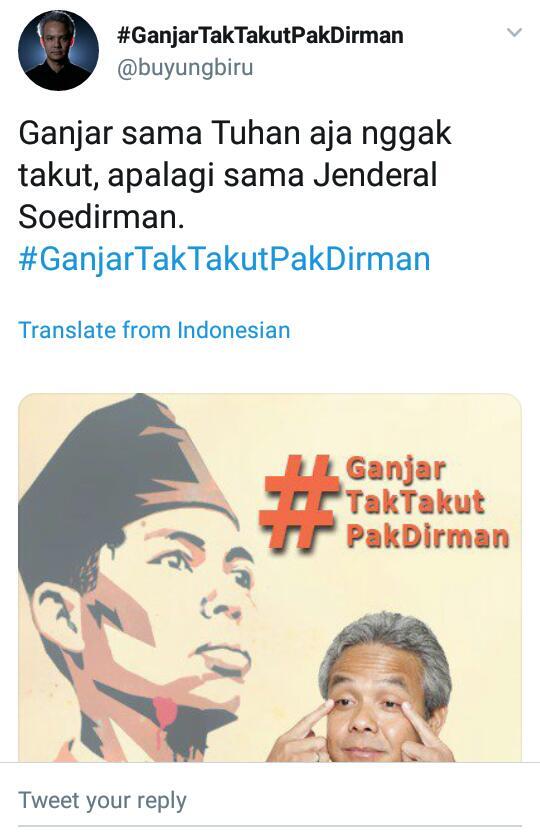 Perang Tagar Pilkada Jateng Lecehkan Panglima Besar Jenderal Sudirman