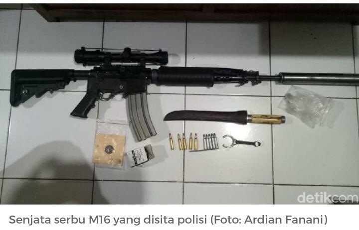 M16 Milik Warga Banyuwangi yang Disita Polisi Adalah Hasil Gadai