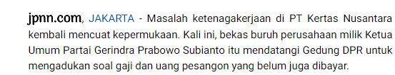 Perusahaan Tak Bayar THR, Karyawan PT Kertas Nusantara Mengadu ke Kemnaker