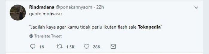 Ngakak! Inilah Curhatan para netijen yang jadi korban PHP Tokopedia Flash Sale