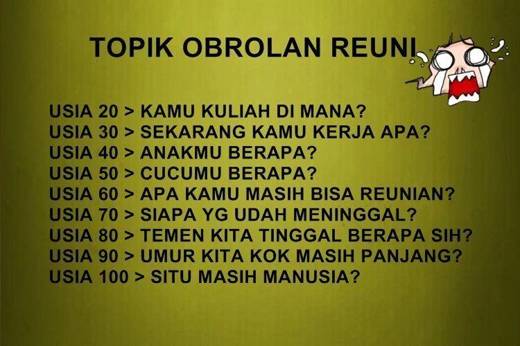 Tipe-tipe orang waktu buka bersama, agan termasuk yang mana?