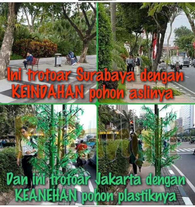 Wali Kota Jakpus Bakal Periksa Kisruh Pohon Imitasi