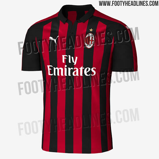 AC Milan dan 4 Klub Eropa yang Berganti Sponsor Jersey