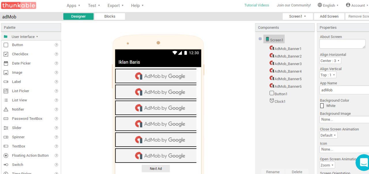 Membuat Aplikasi Android dengan Thunkable