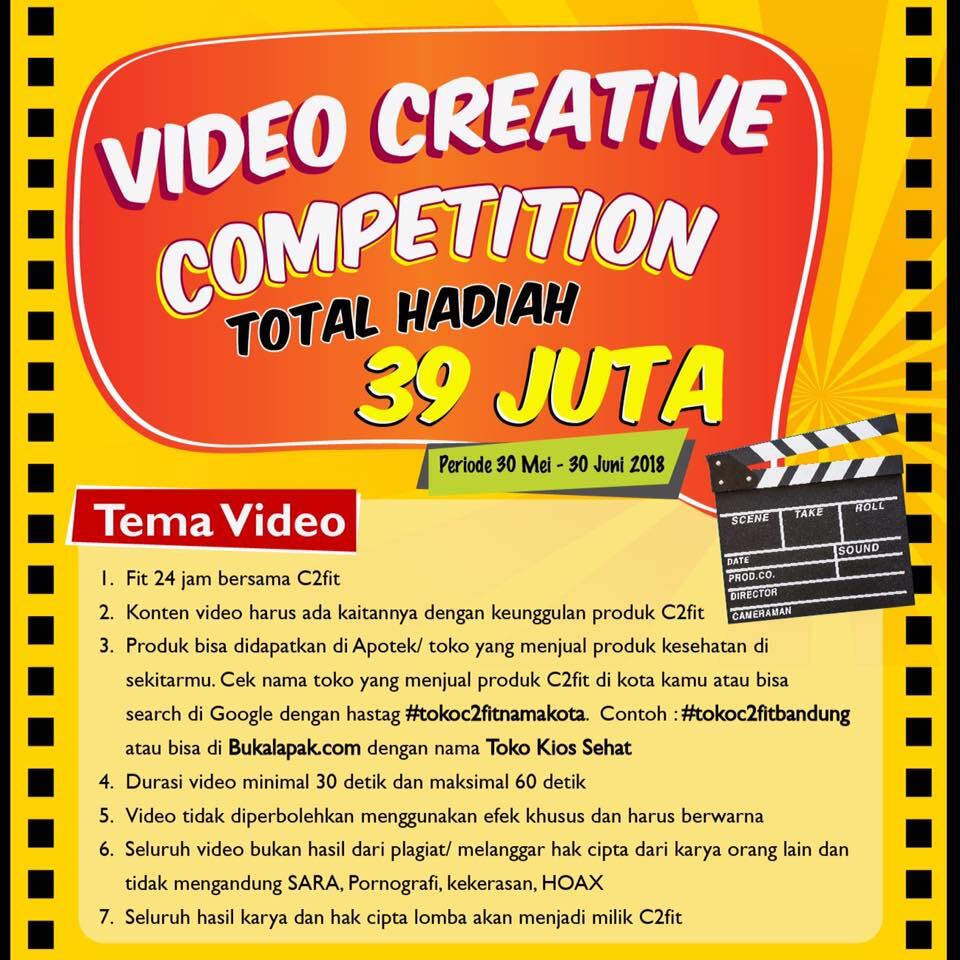 Ngaku Kreatif Gan ? Yuk Ikutan Video Kreatif Hadiah 39 Juta