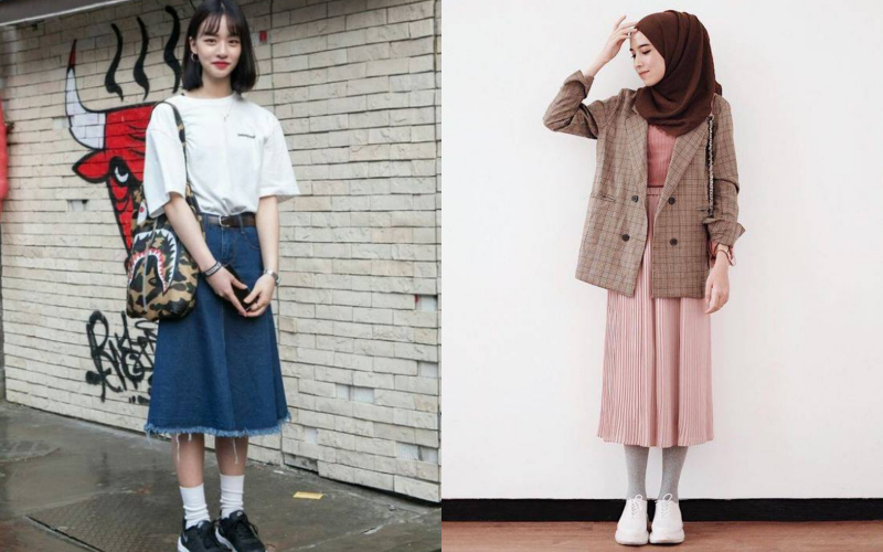 Lebih Kalem dan Girly, Inspirasi Midi Skirt Ini Layak Dicoba di Bulan Baik Ini