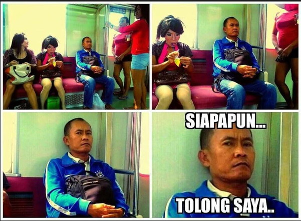 Tak cuma mirip Soeharto, ada juga yang bak Jokowi & Prabowo di KRL
