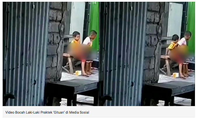 Astaghfirullah, Beredar Video Bocah Laki-Laki Praktek ‘Gituan’ di Media Sosial