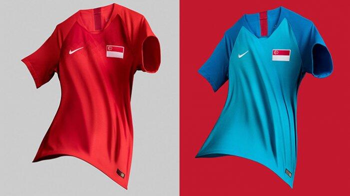 Nike rilis jersey Timnas Indonesia, Singapure da