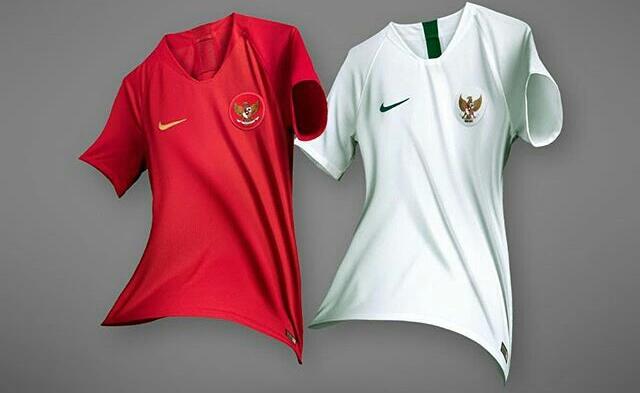 Nike rilis jersey Timnas Indonesia, Singapure da
