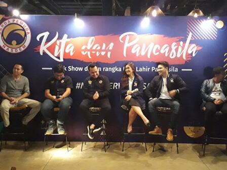 GP NasDem Ajak Pemuda Kembali Gelorakan Pancasila