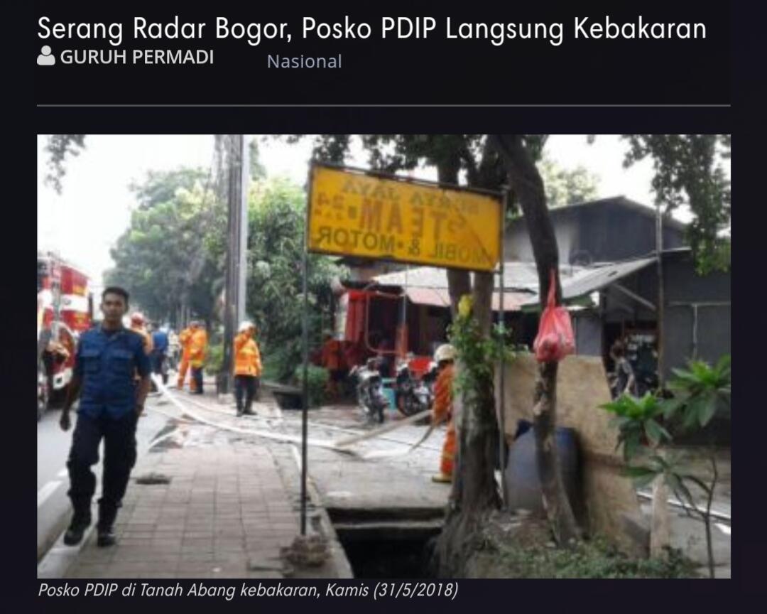 Radar Bogor Digeruduk, JIMI: Jangan Pilih Partai Politik yang Suka Meneror