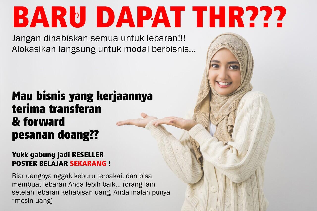 BARU DAPAT THR? Investasikan disini, modal 480rb potensi omset jutaan/bulan