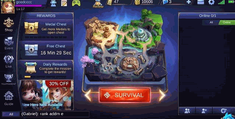 Akhirnya Dirilis! Update Terbaru Mode Survival Di Mobile Legends!! 