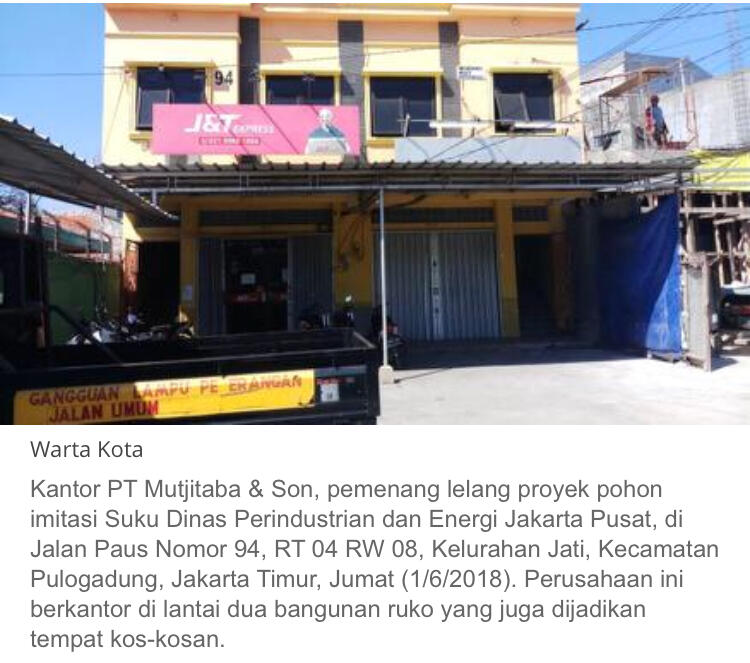 Ini Kantor Perusahaan Pemenang Pohon Palsu, Bangunan Kos Kosan