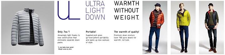 JAKET UNIQLO BULU ANGSA ULTRA LIGHT DOWN ULD/PARKA/HOODIE OUTDOOR JACKET BULANG COWOK