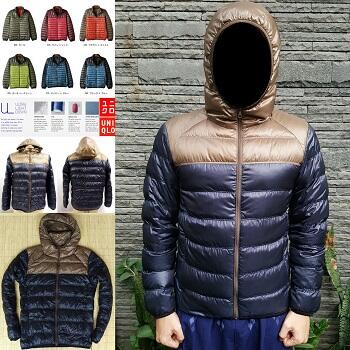 JAKET UNIQLO BULU ANGSA ULTRA LIGHT DOWN ULD/PARKA/HOODIE OUTDOOR JACKET BULANG COWOK